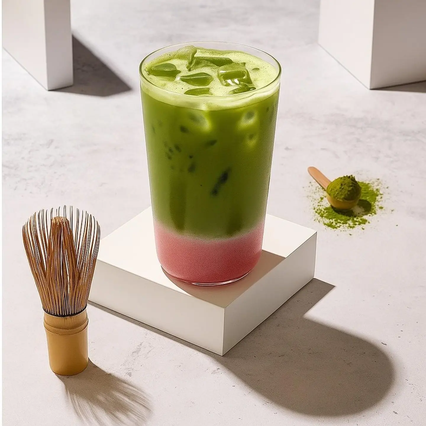 Iced Matcha Strawberry Medium