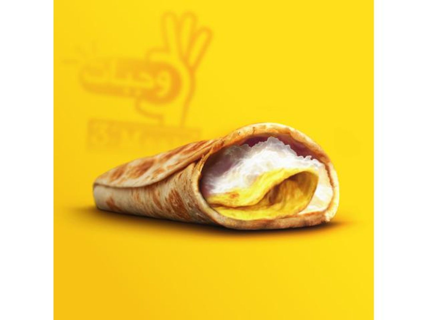 Pie With Egg And Spreadable Cheese