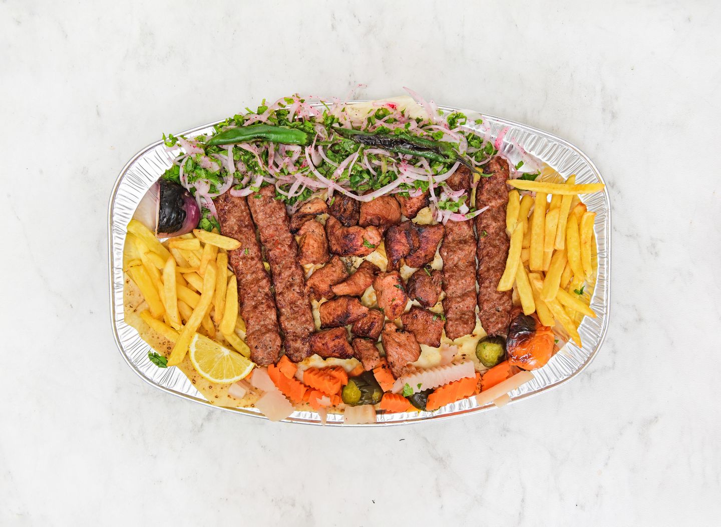 One Kilo Mixed Grilled Meat