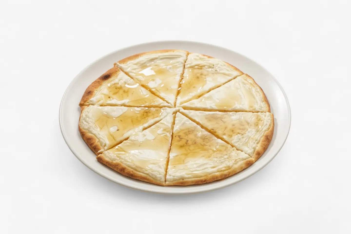 Round Labneh With Honey Pie