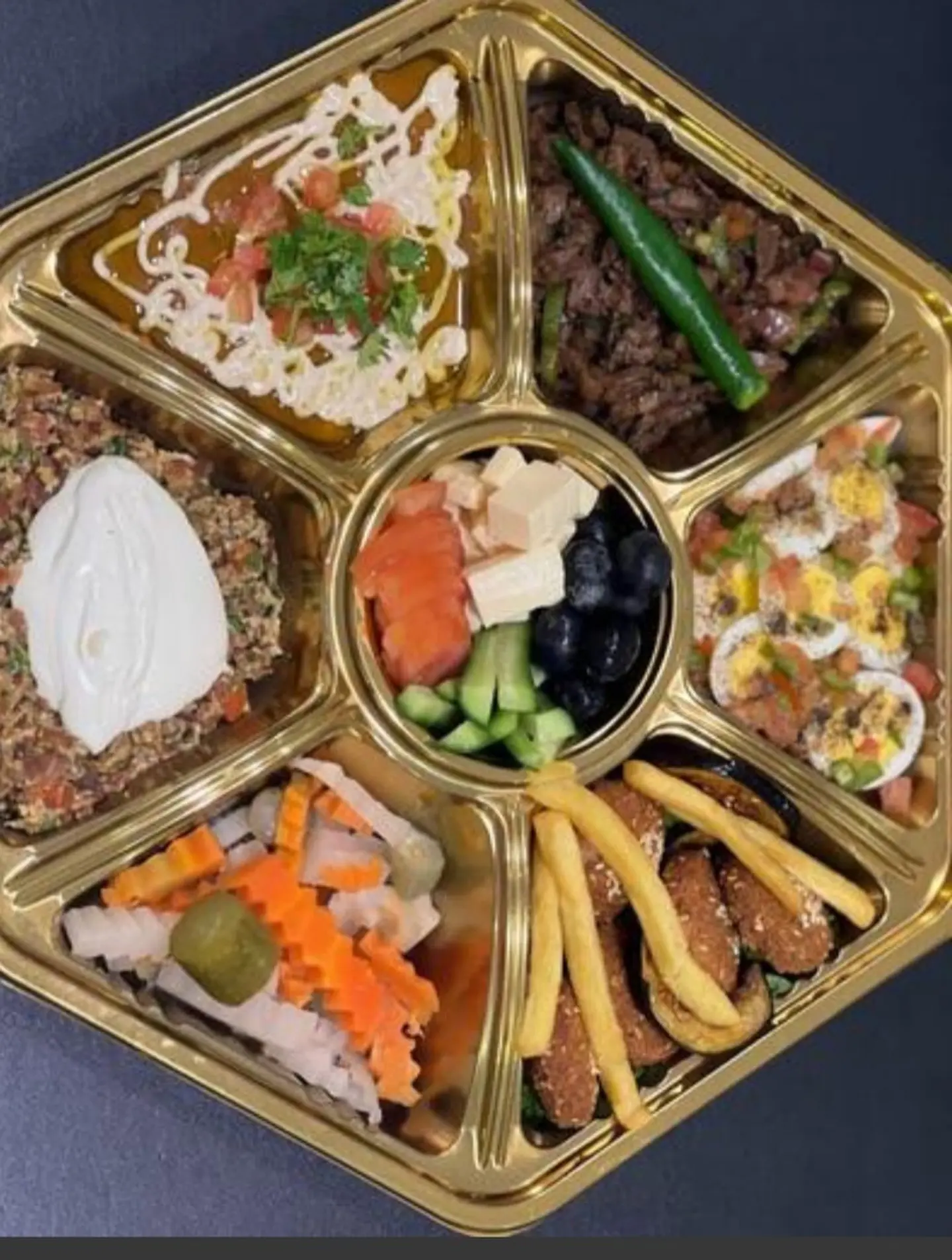 Mixed Breakfast Plate With Liver