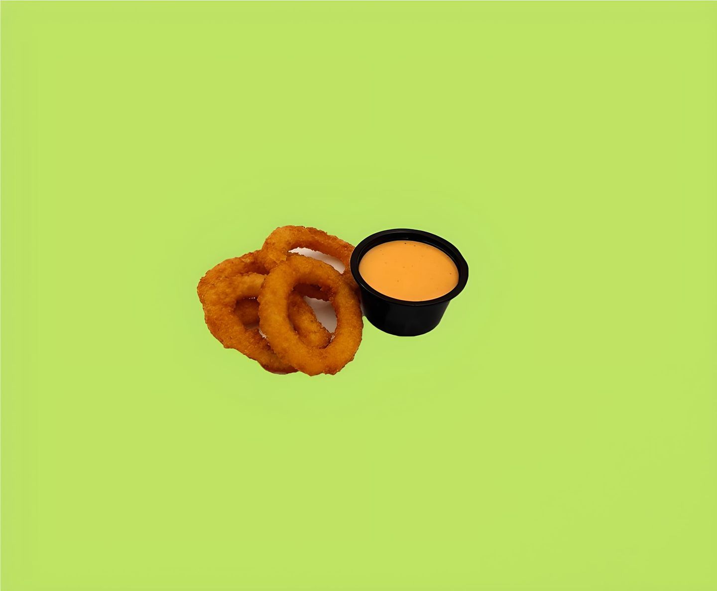 Onion Rings With Dynamite Dip