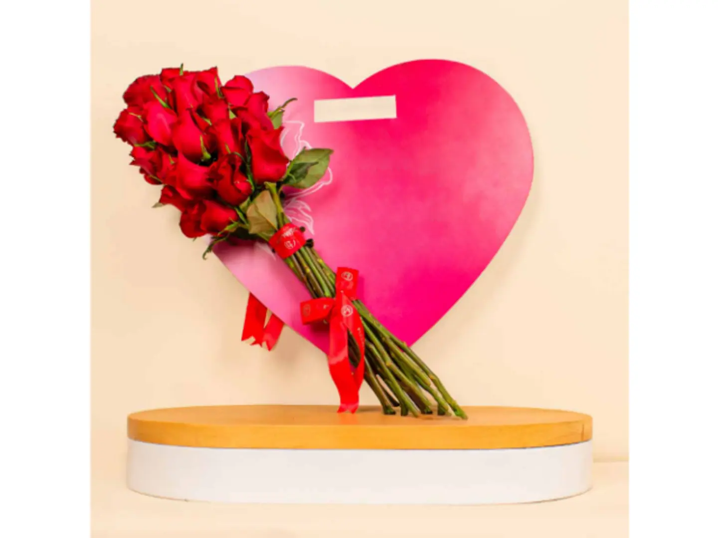 قلب الحب 15 وردة