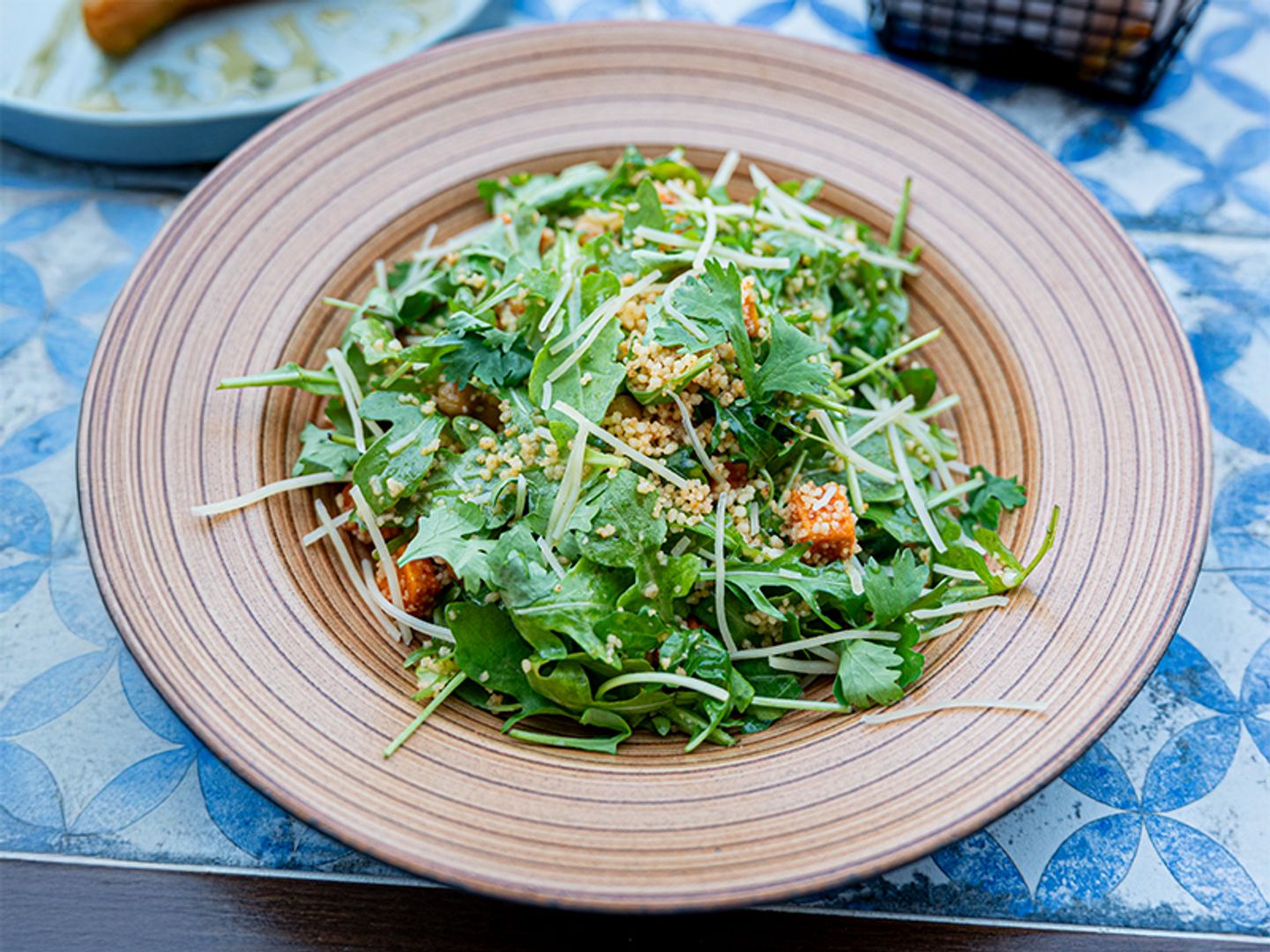 The Golden Glade Couscous Pumpkin Green Salad