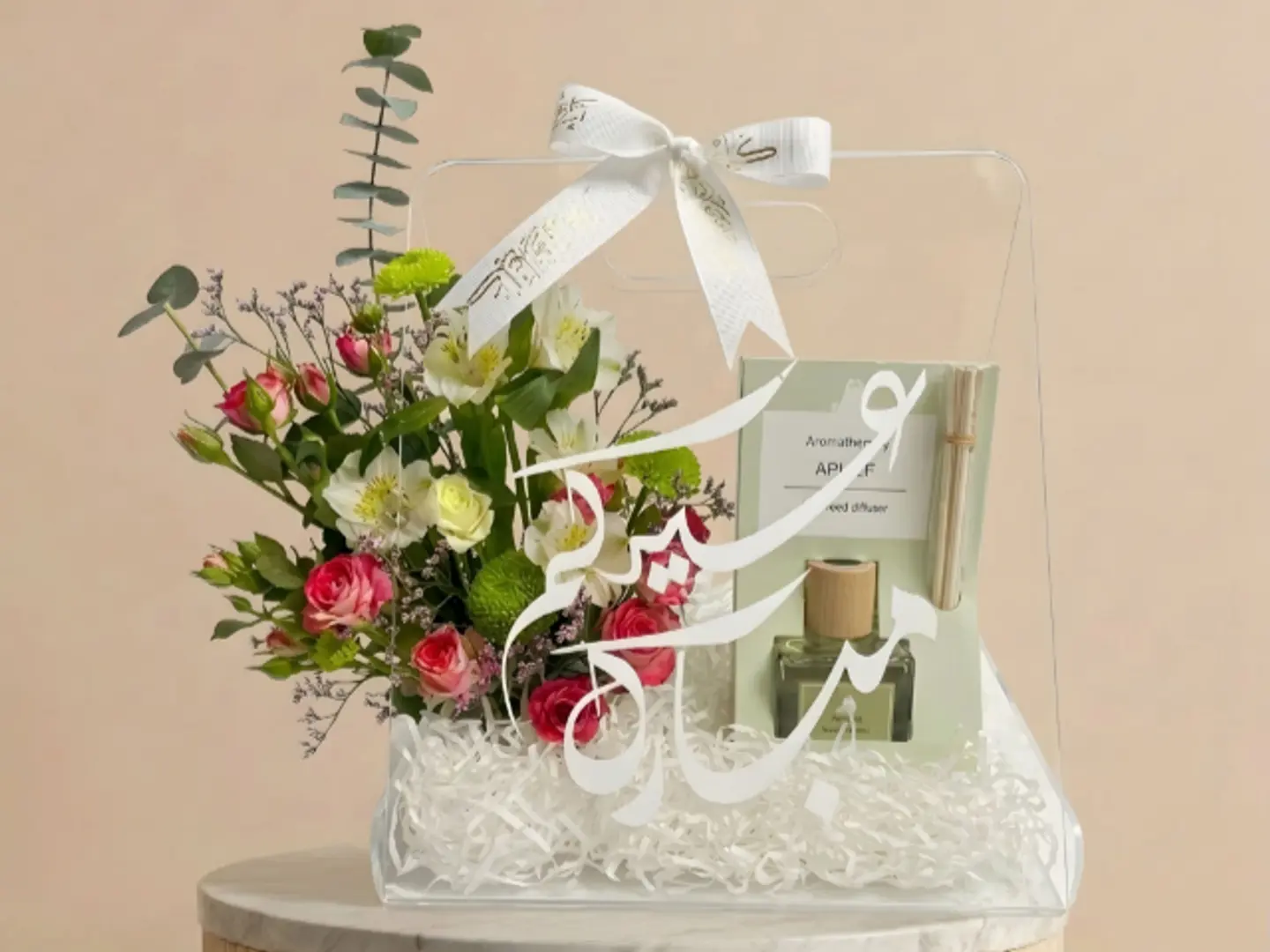 حقيبة الأكريليك الشفافة