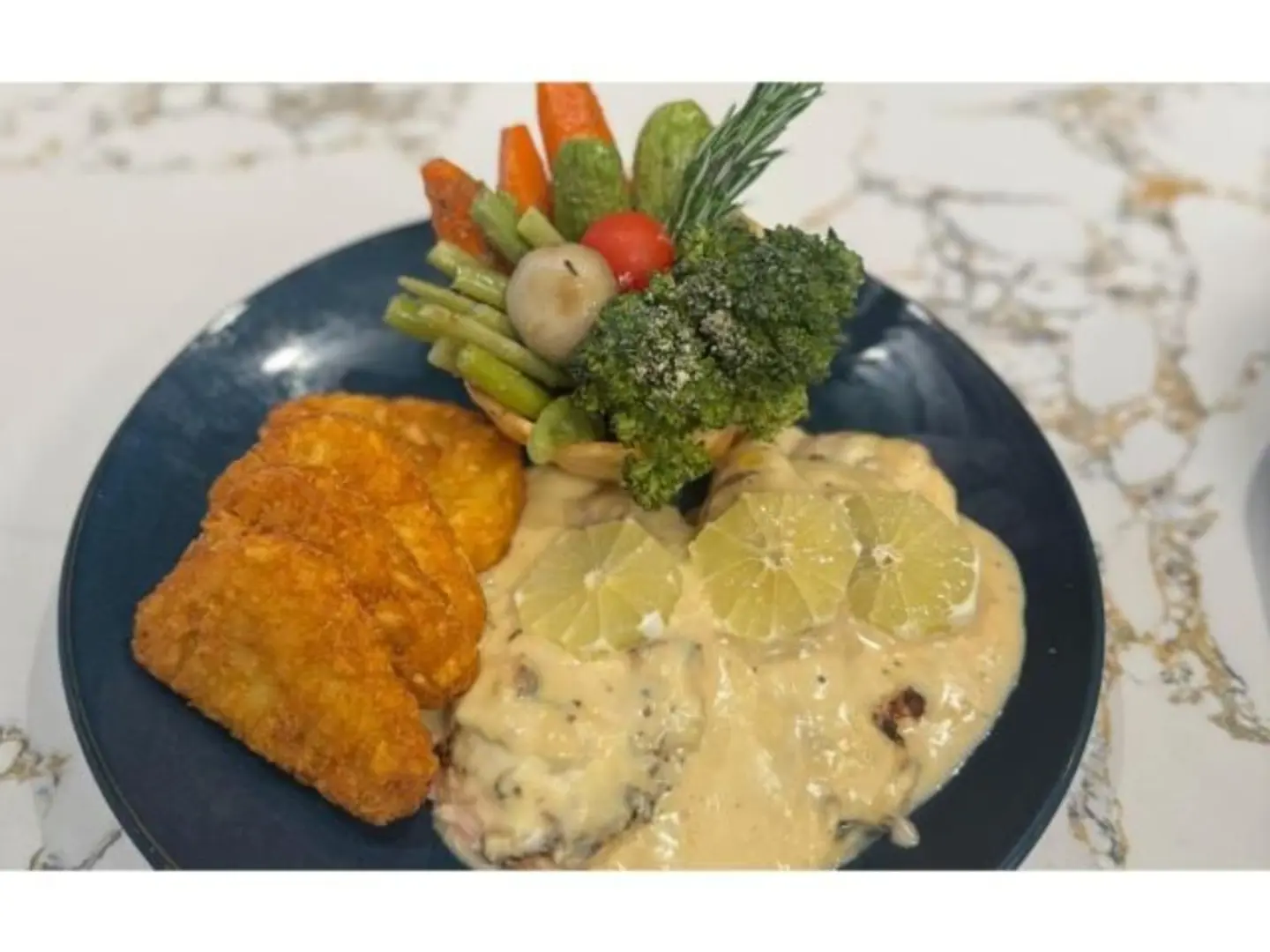 شرائح دجاج بالليمون