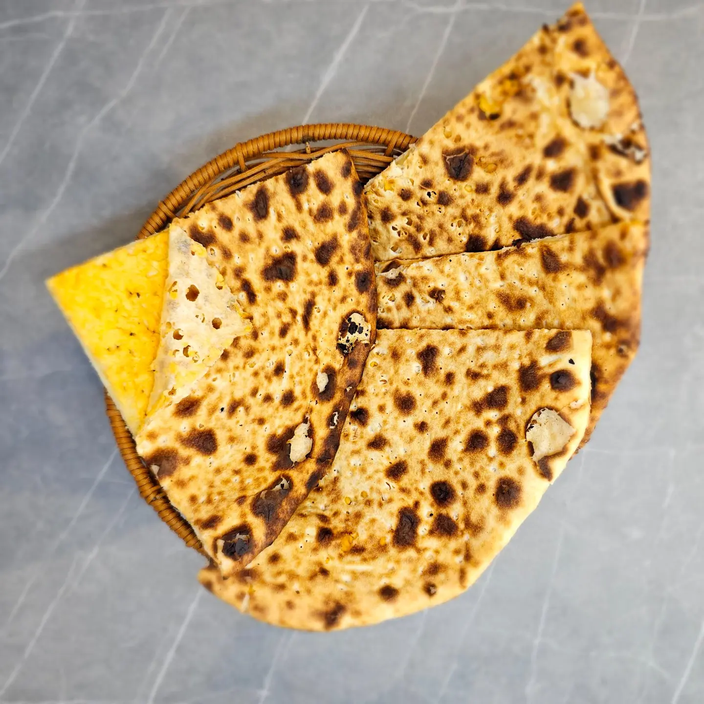 Tamees With Cheese, Thyme, And Leek