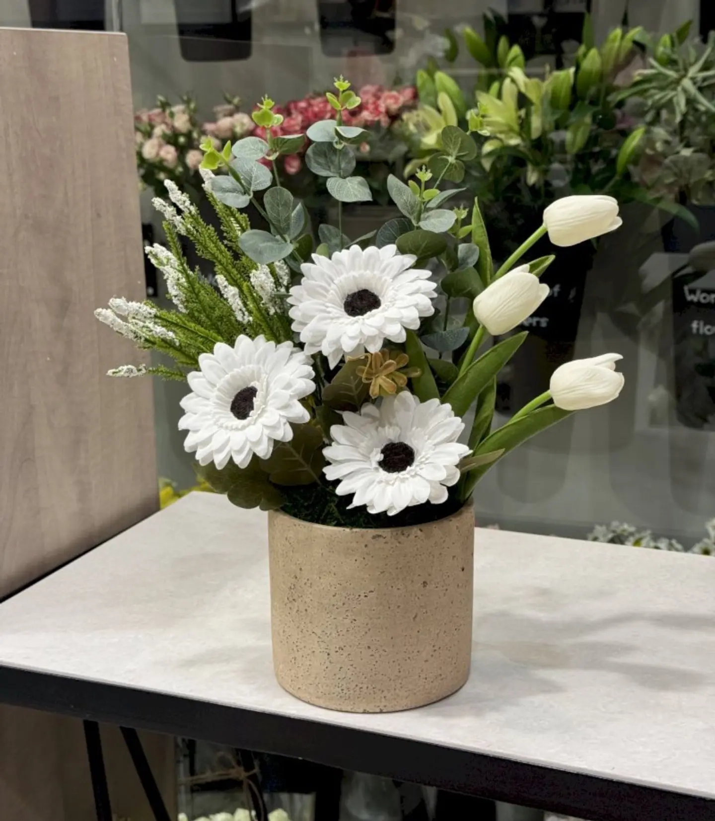 Faux Flower Vase 48