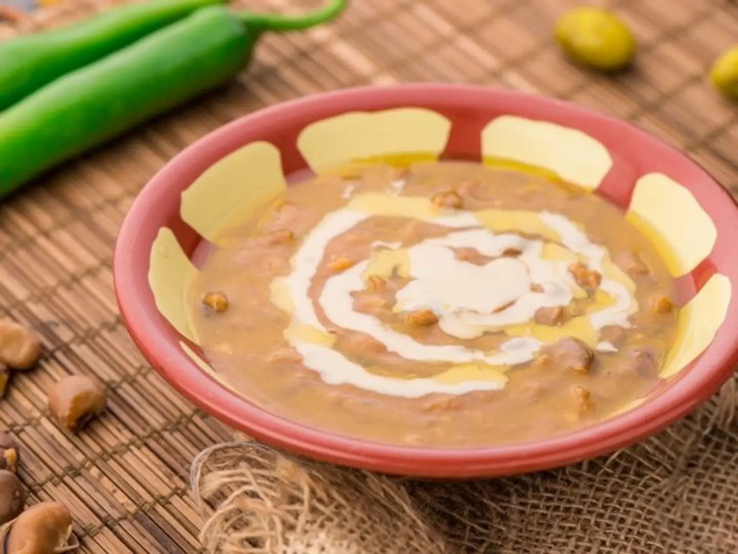 Wahid Fava Beans With Tahini