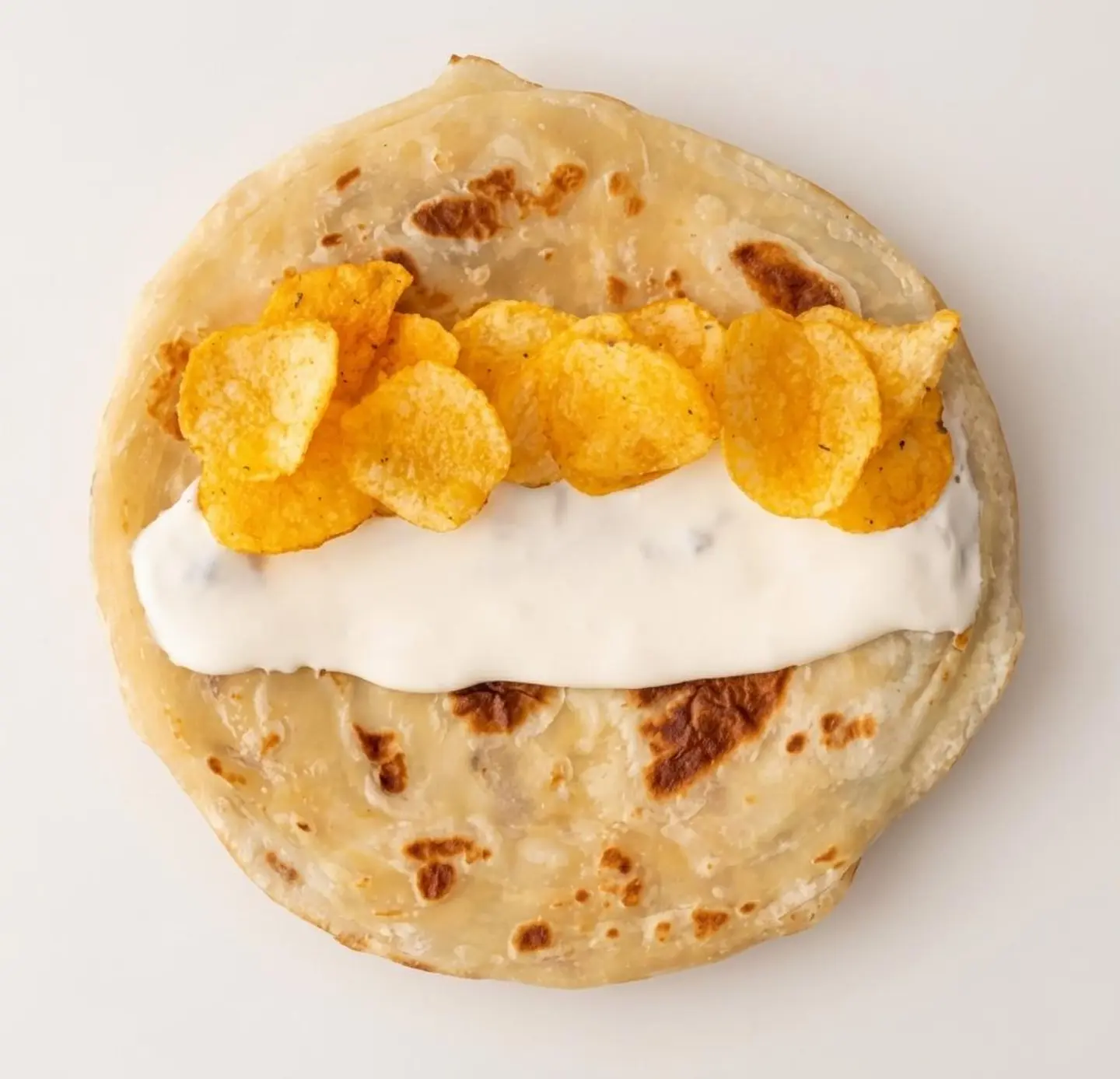 Chips And Cheese Chapati