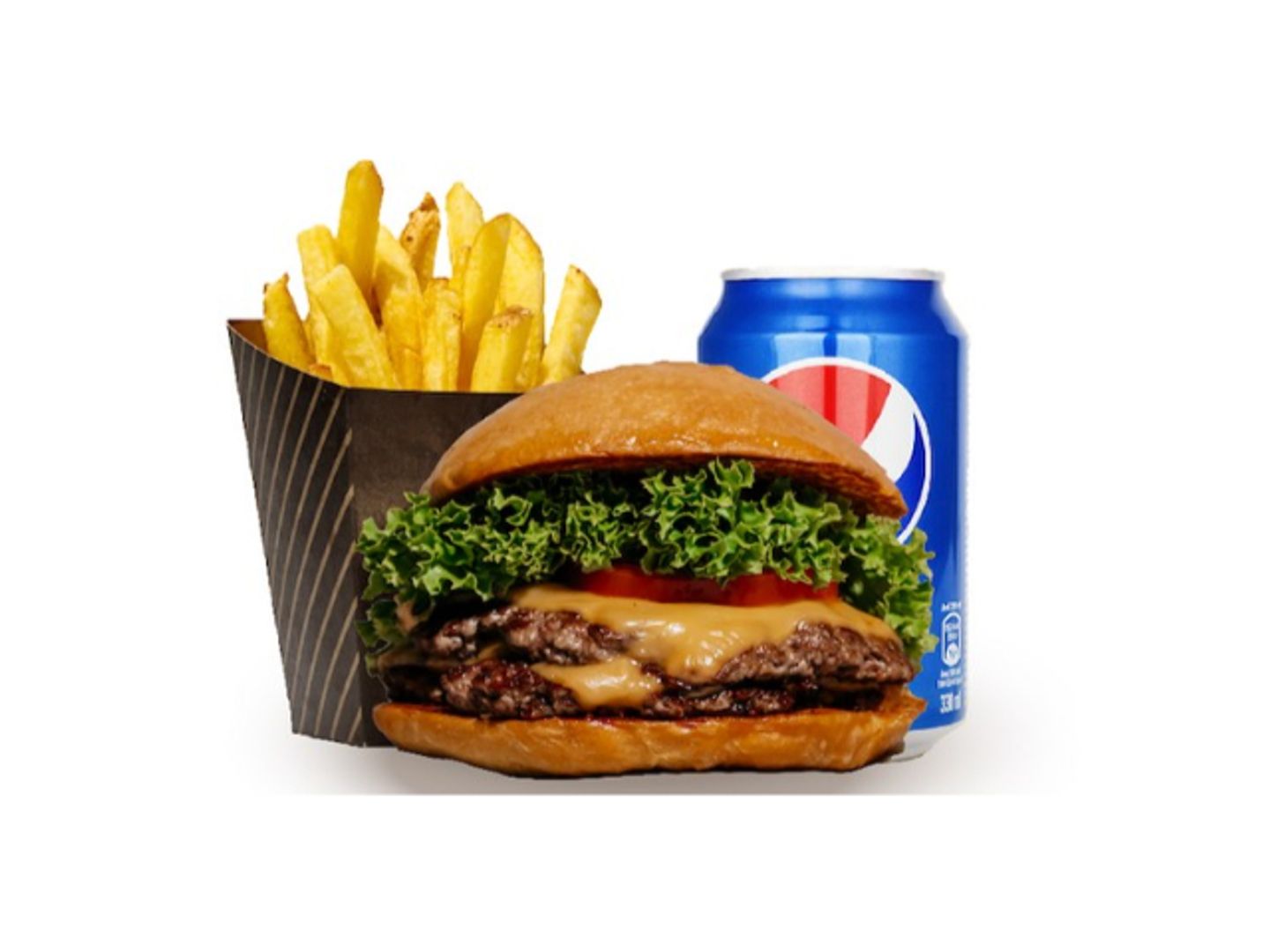 Spicy Beef Burger Meal