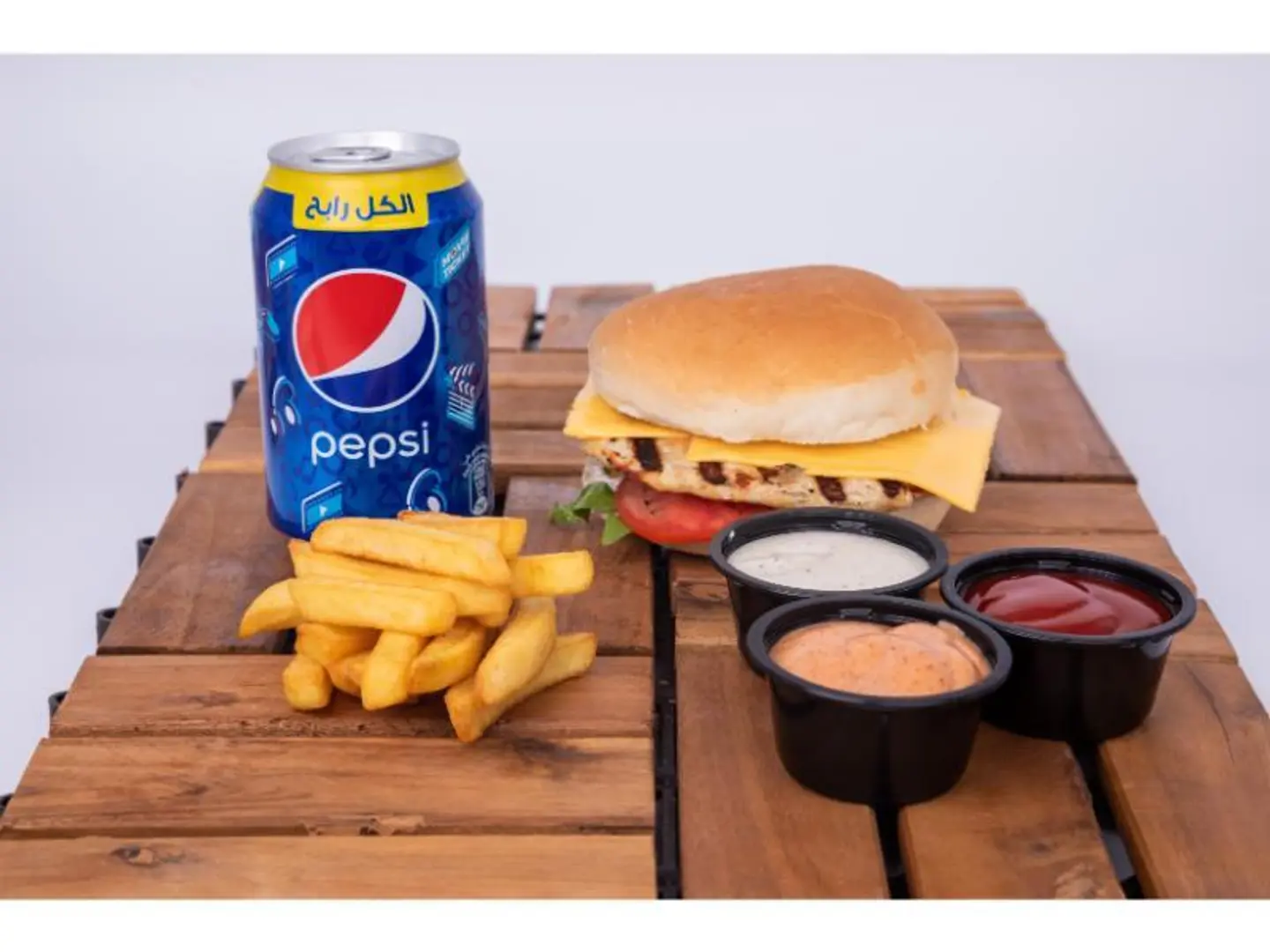 وجبة برجر دجاج