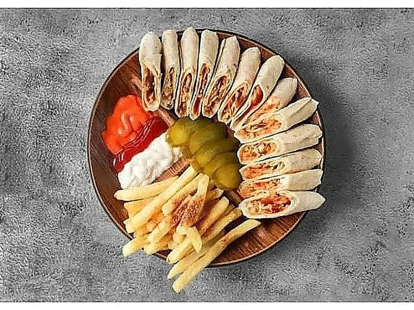 شاورما عربي دبل