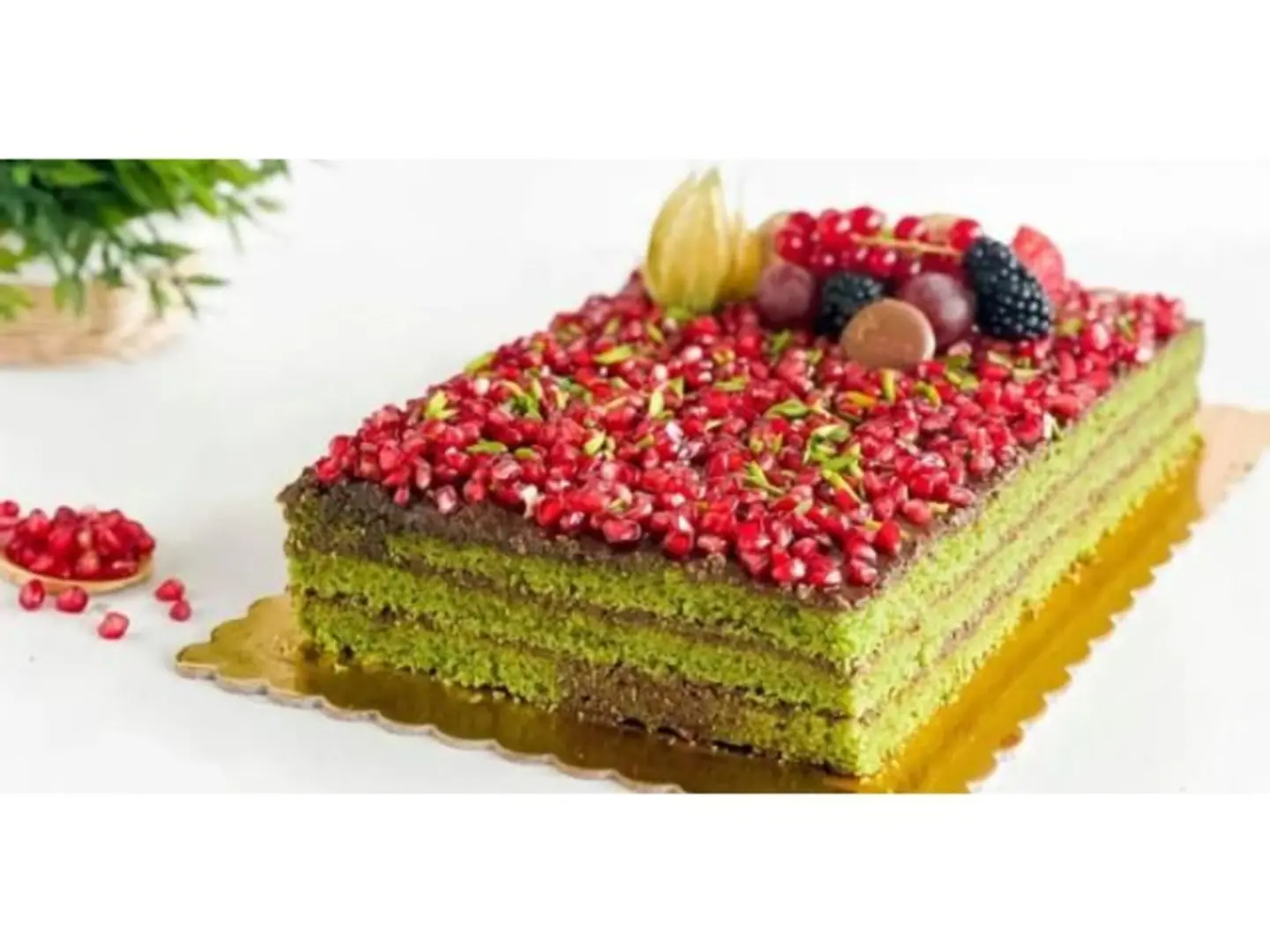 كيكة بستاشيو نوتيلا