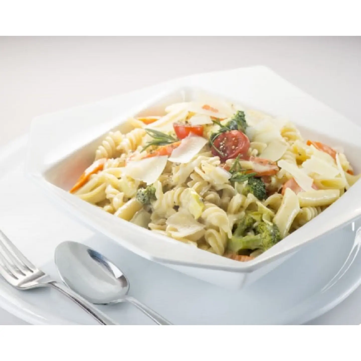 Vegetable Pasta - White Sauce