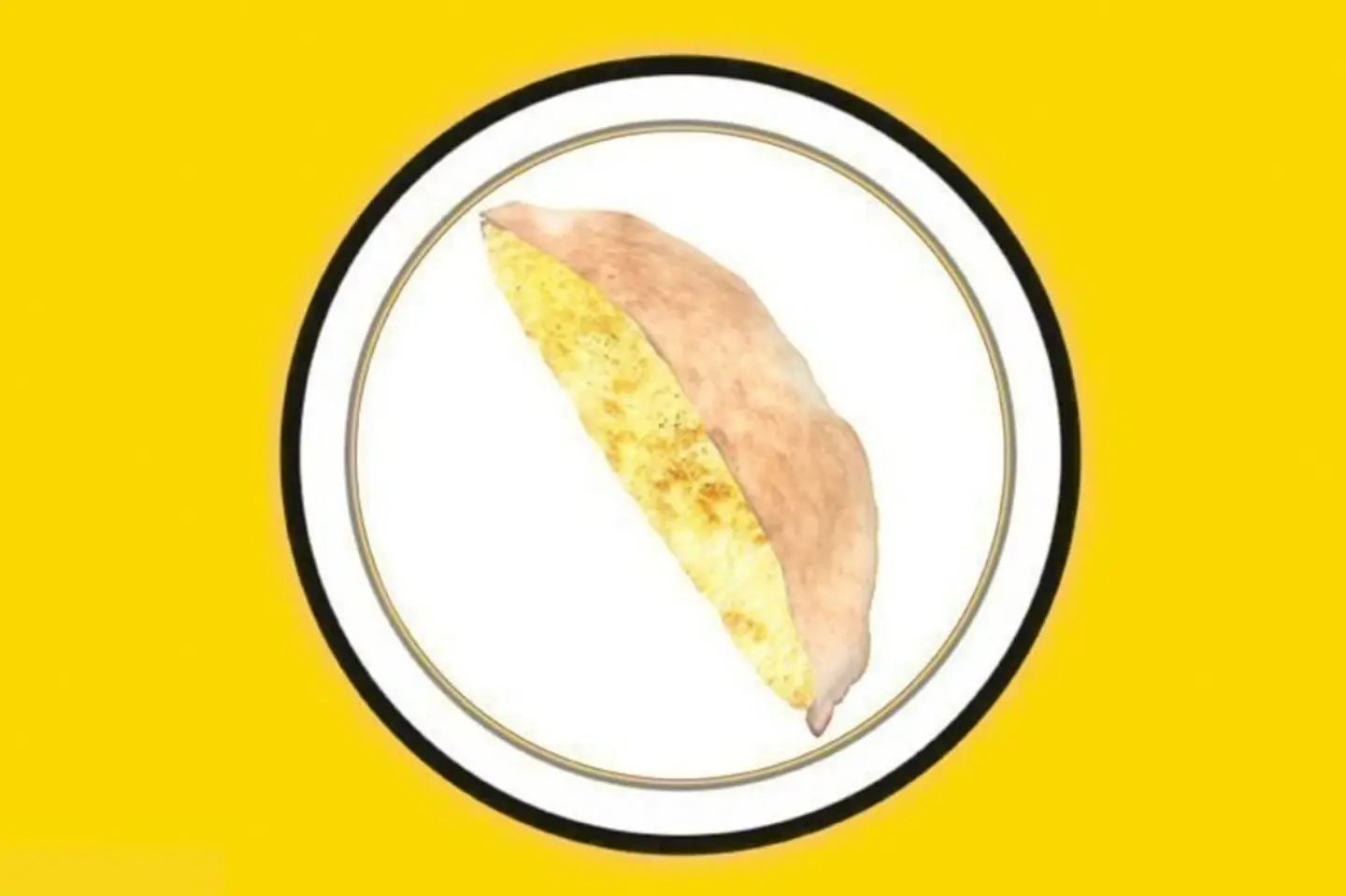 بيض مقلي بالخبز المصري