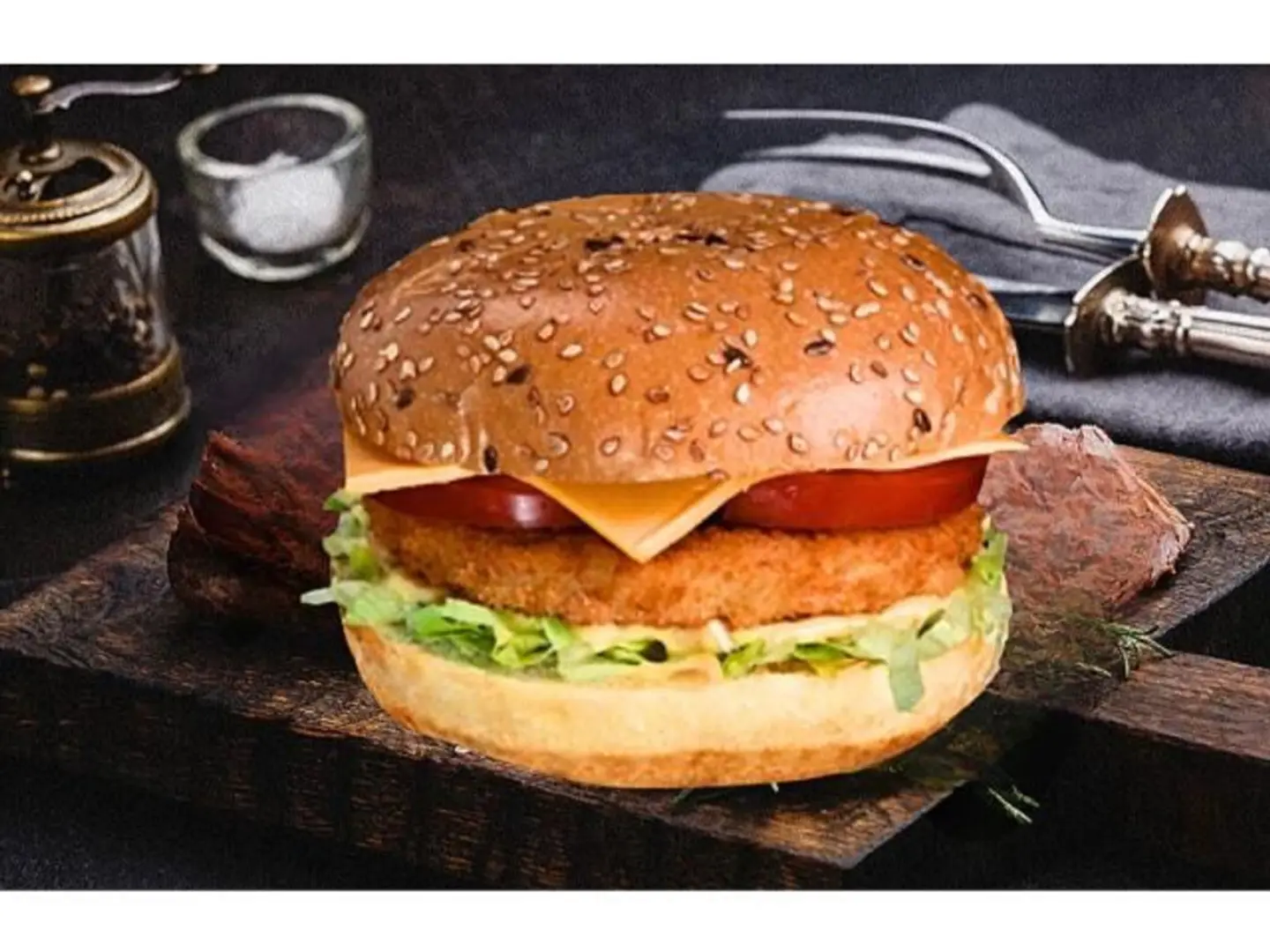 Chicken Burger Super Sandwiche