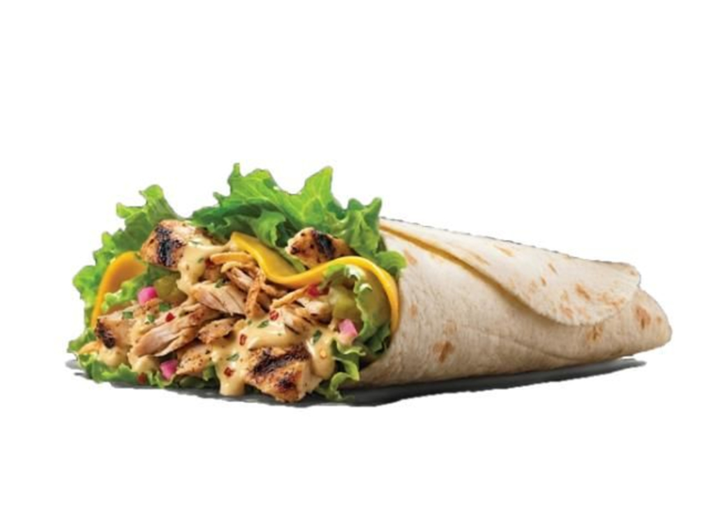 Grilled Chicken Wrap With Fries