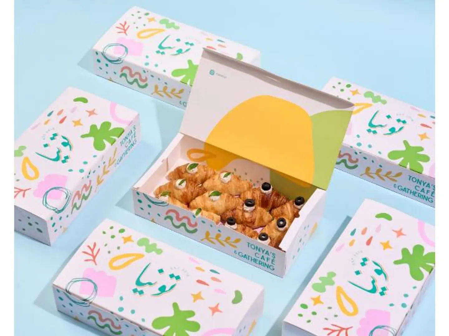 Savory Croissant Bites Box   12pcs