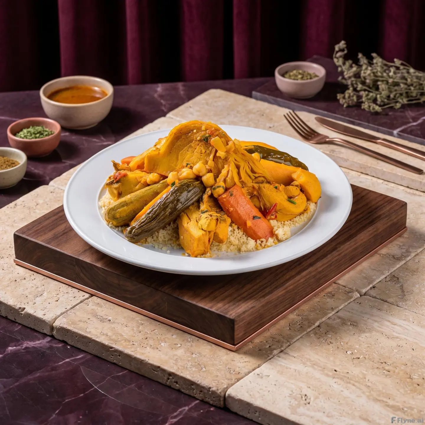 Moroccan Couscous With Chicken