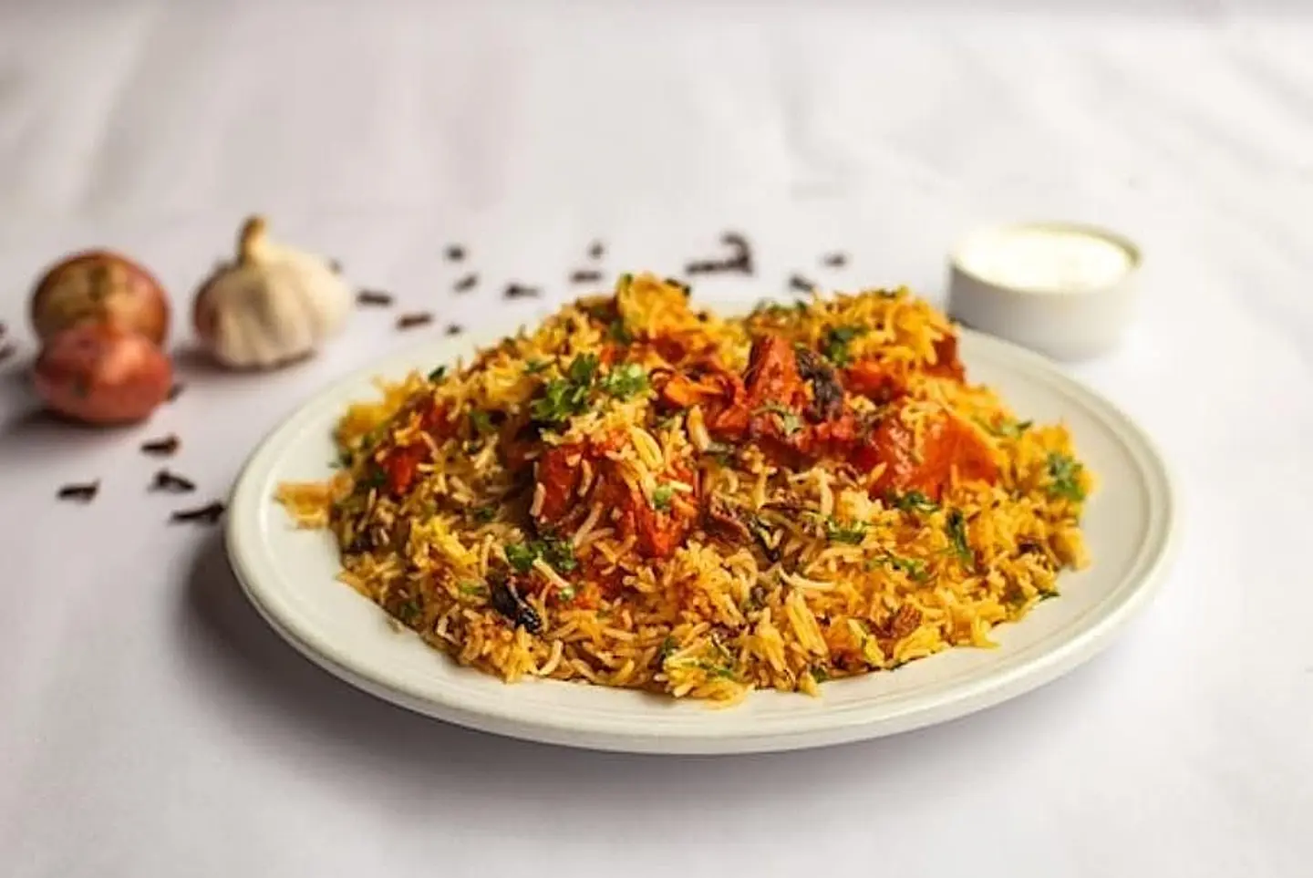 Chicken Tikka With Pulao Rice