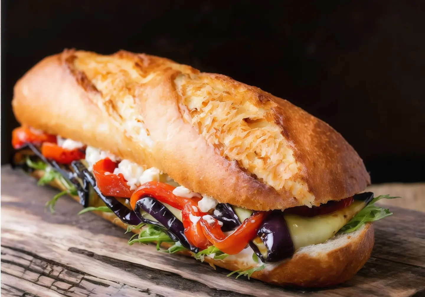 ساندوتش فلافل مشكل