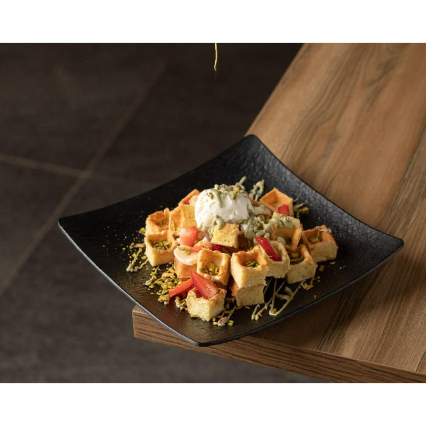 Pistachio Waffle
