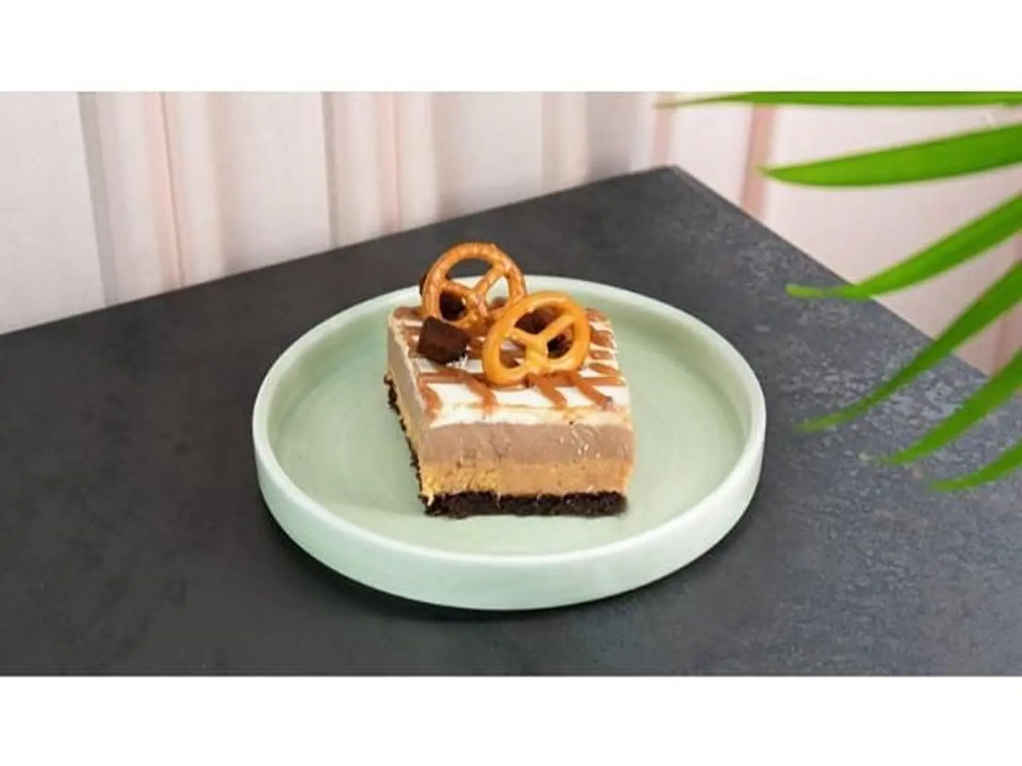 Pretzel Brownie Pudding