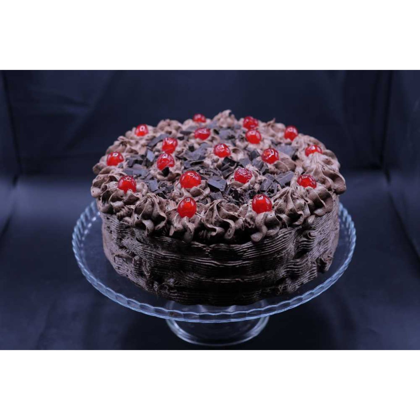 Chocolate Tart With Fruit Salad