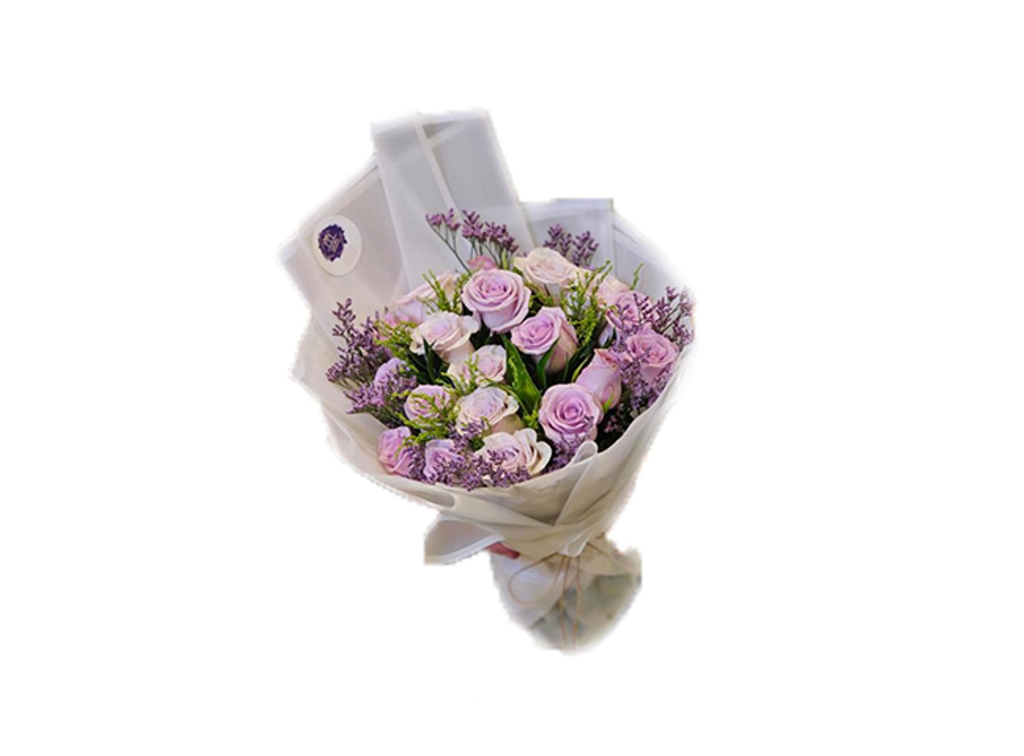 Bouquet Of Violet Roses