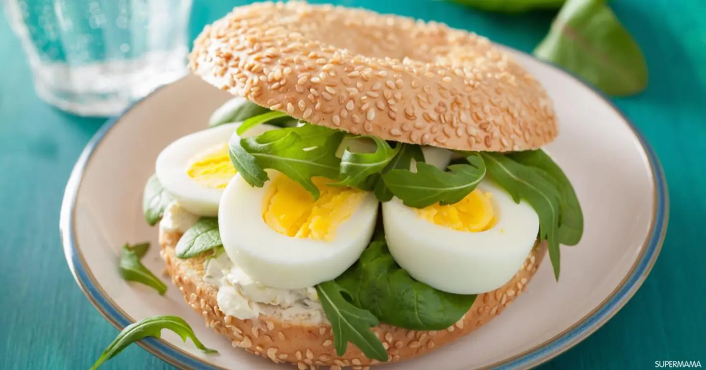 سندوتش بيض مسلوق