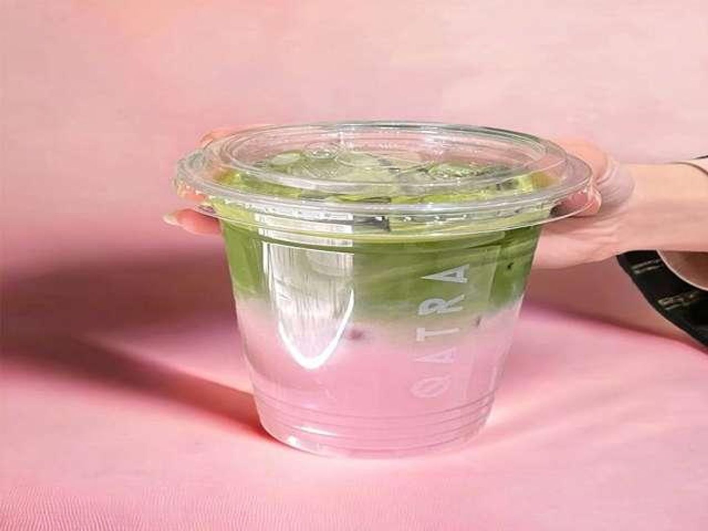 Iced Pink Matcha