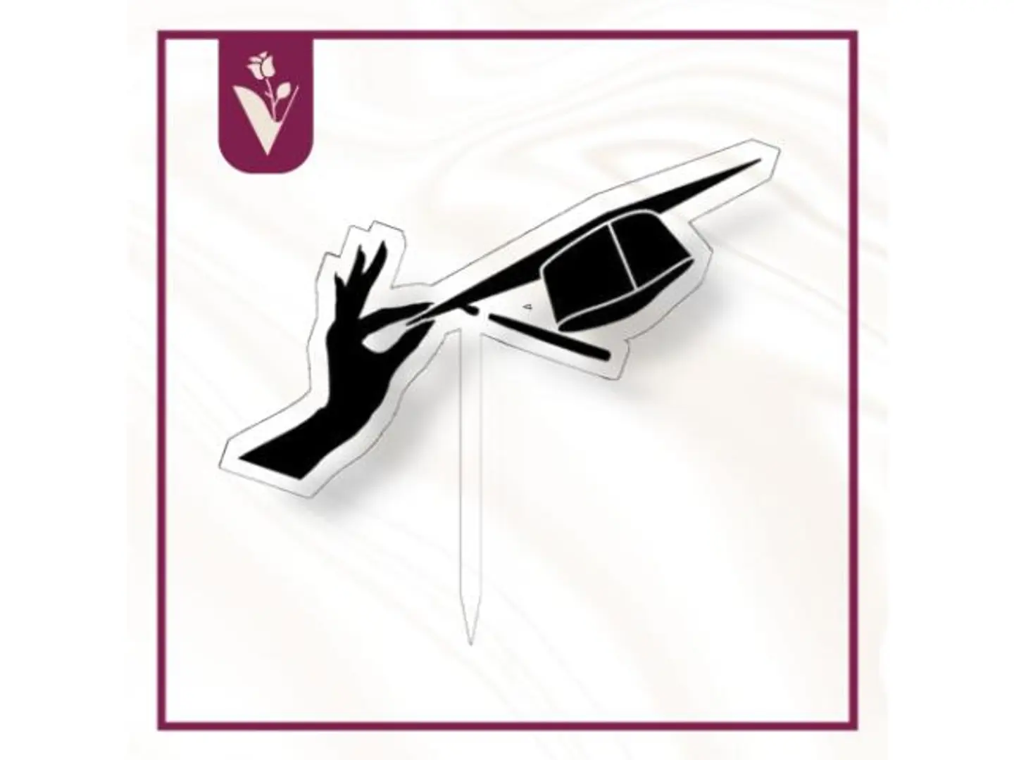 تغريسة التخرج الأنيقة