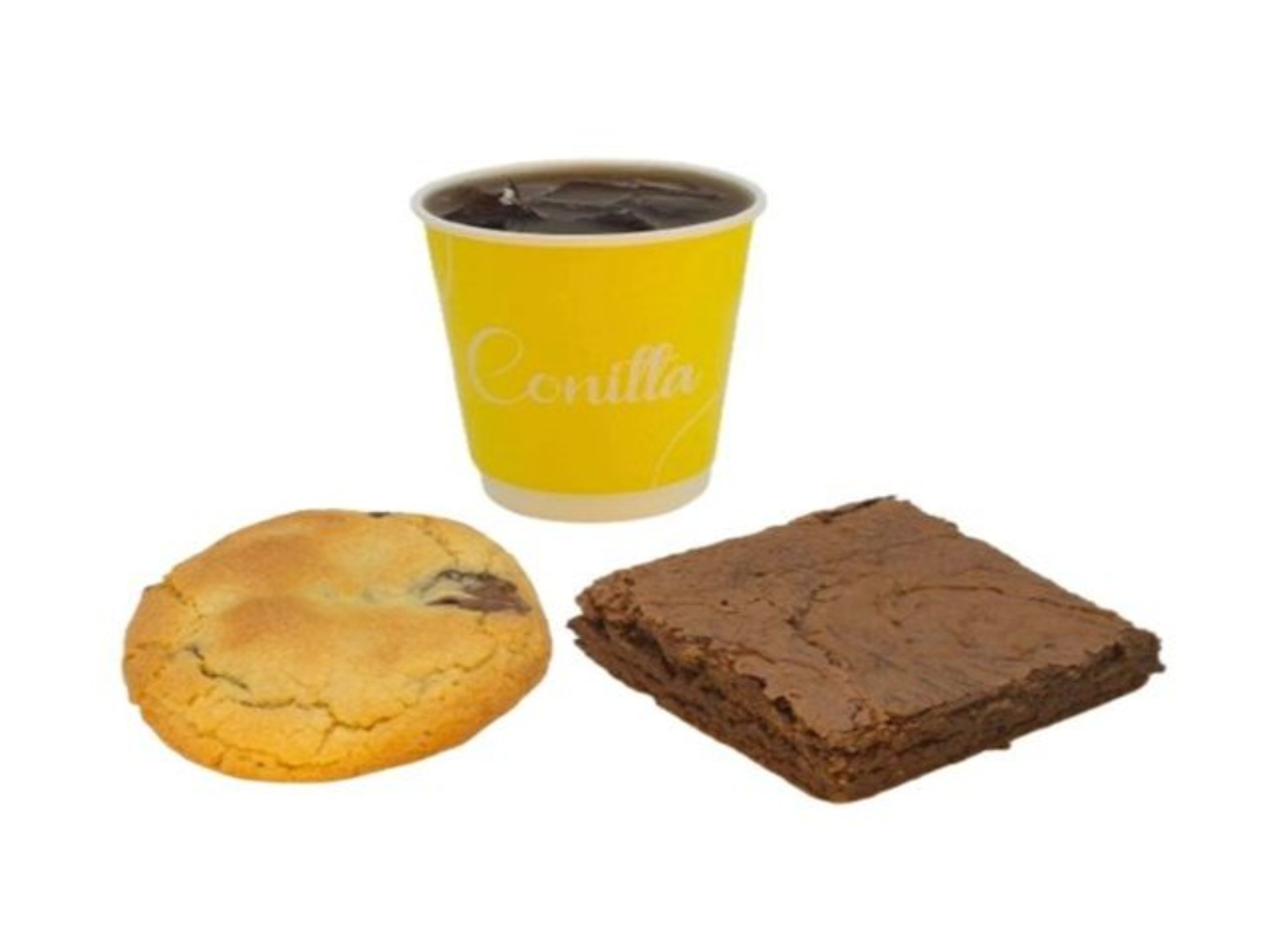 1 Brownie + 1 Cookie + 1 Coffee