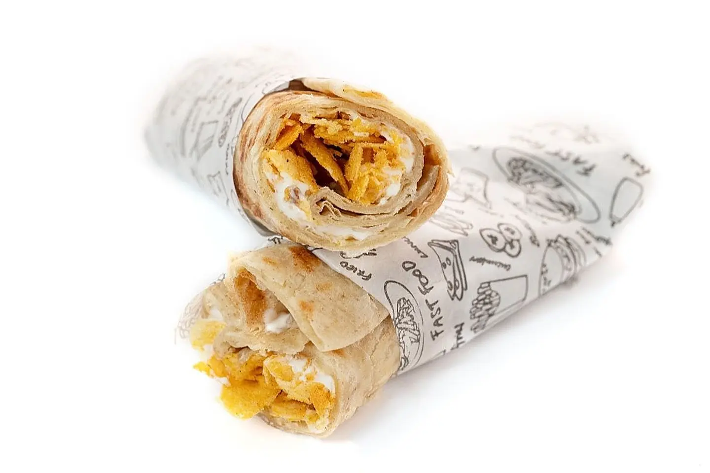 Kiri Cheese Chapati And Potatoes
