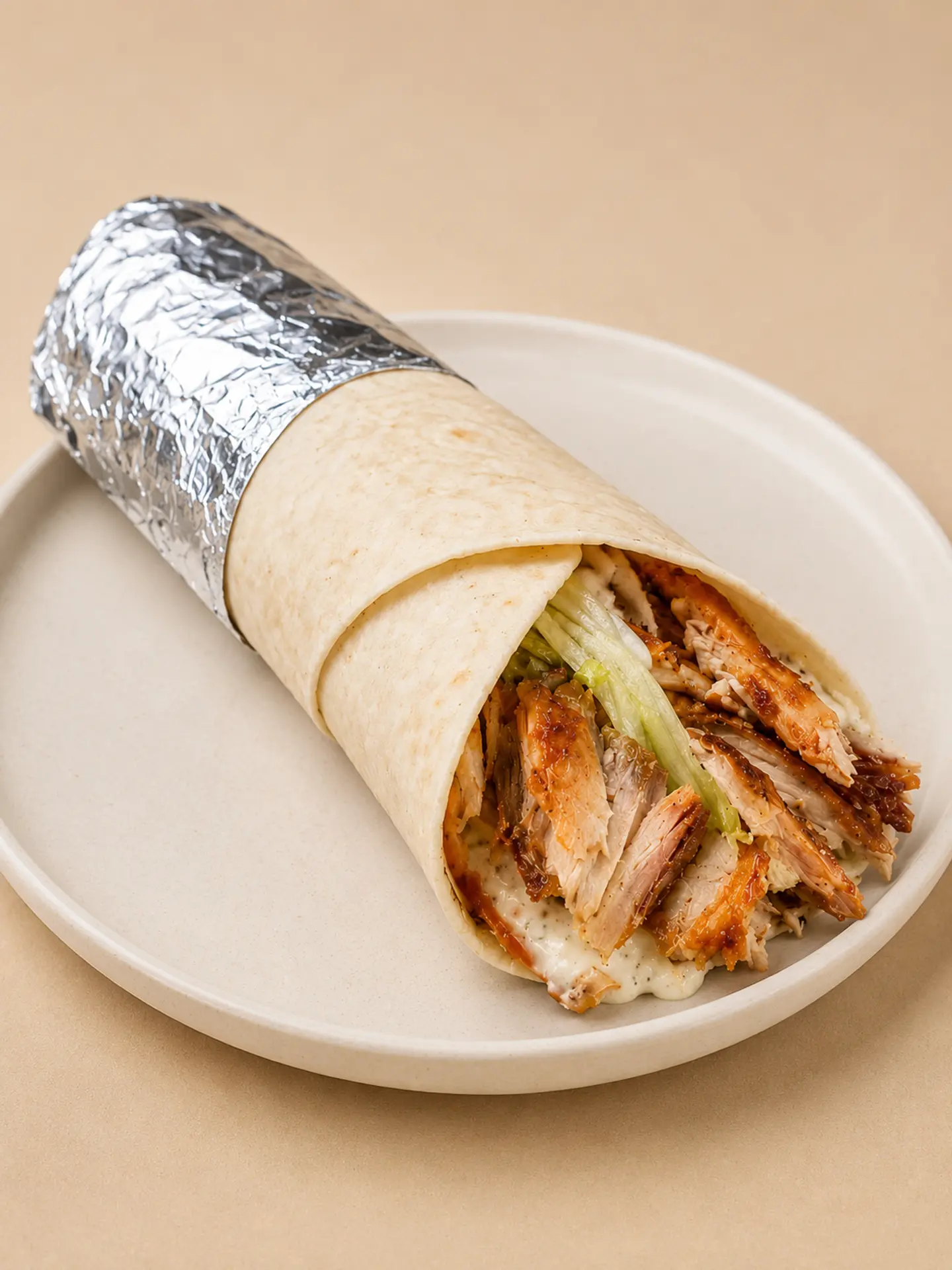 White Tortilla Shawarma