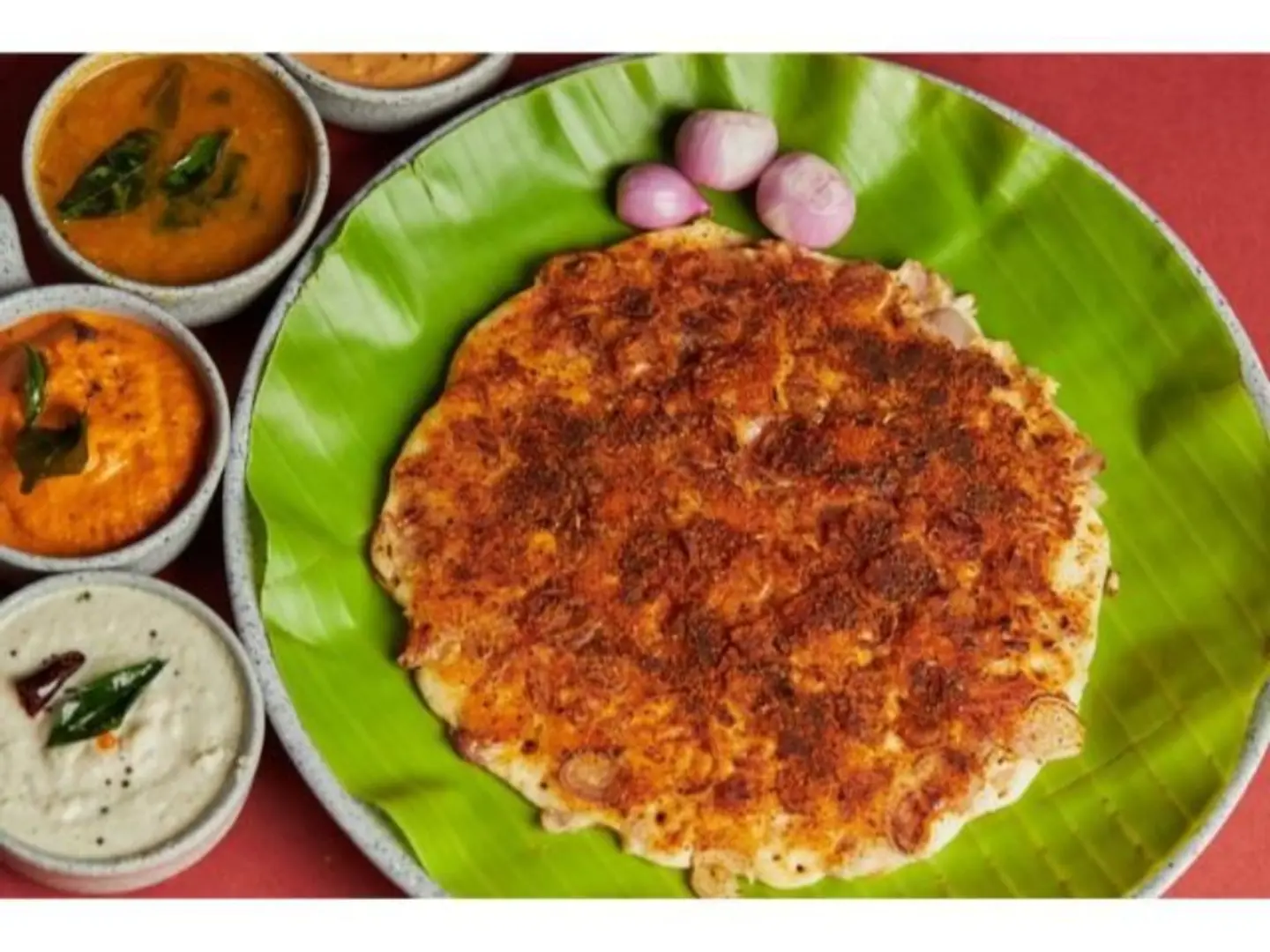 Small Onion Podi Uthappam