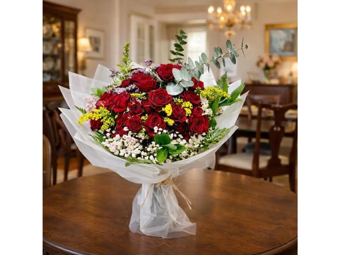 احمر غلاف ابيض اثني عشر