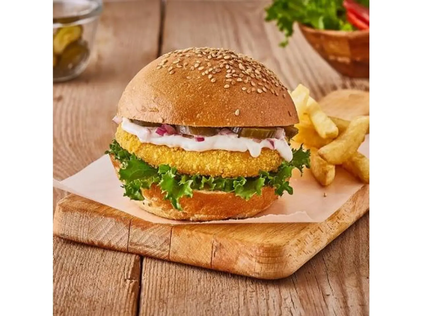 Grilled Fish Burger