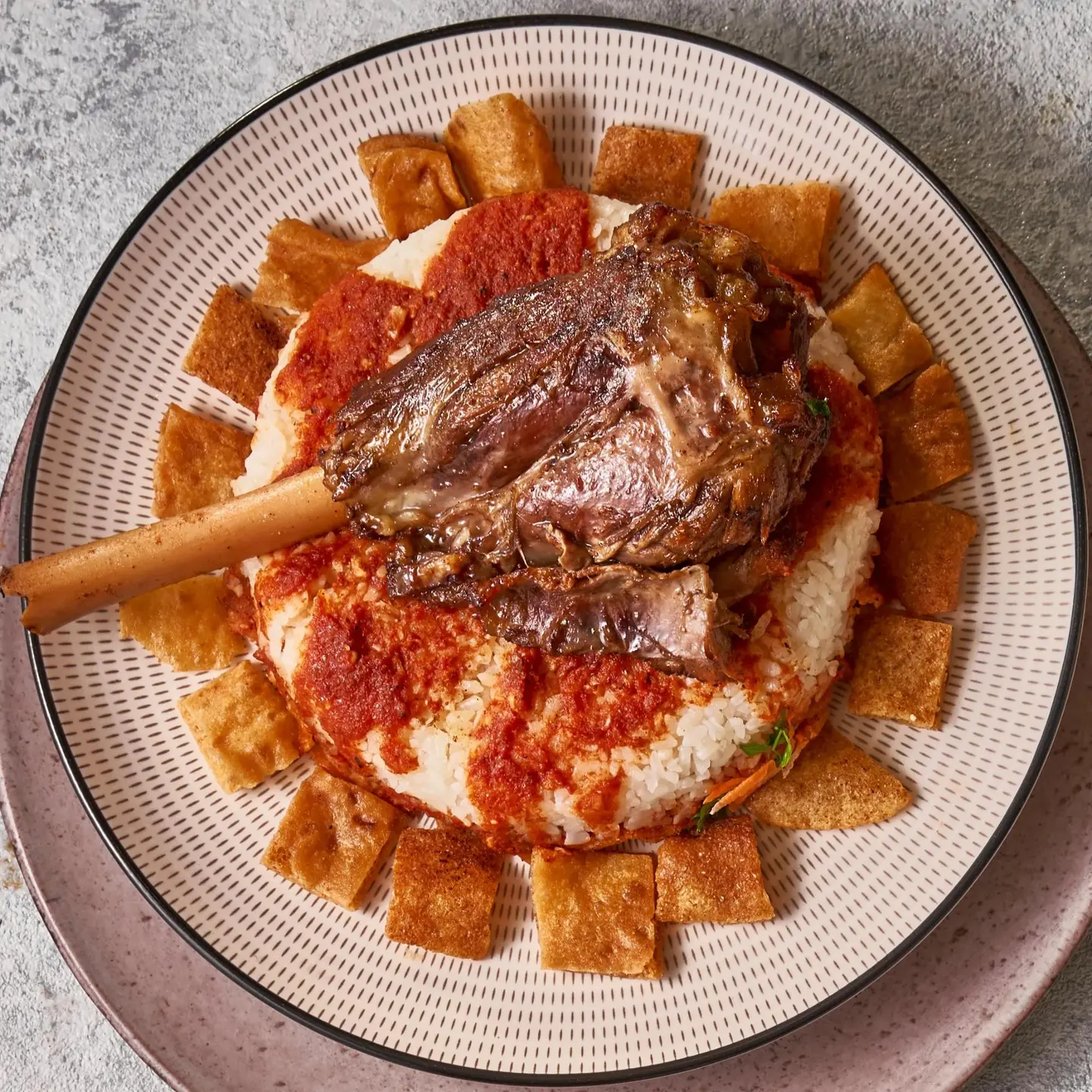 Lamb Shank Fattah