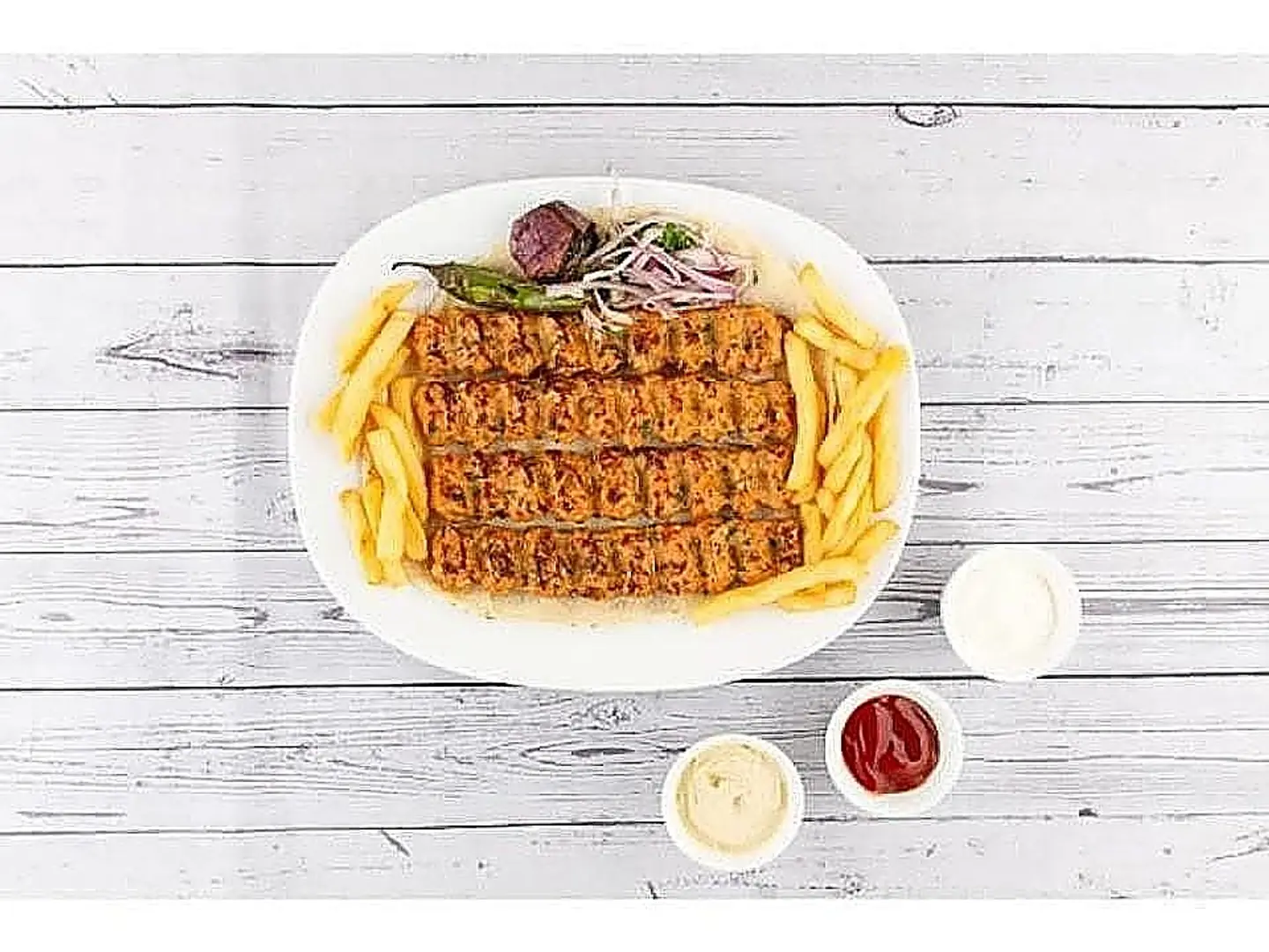 Chicken Kebab For One Person