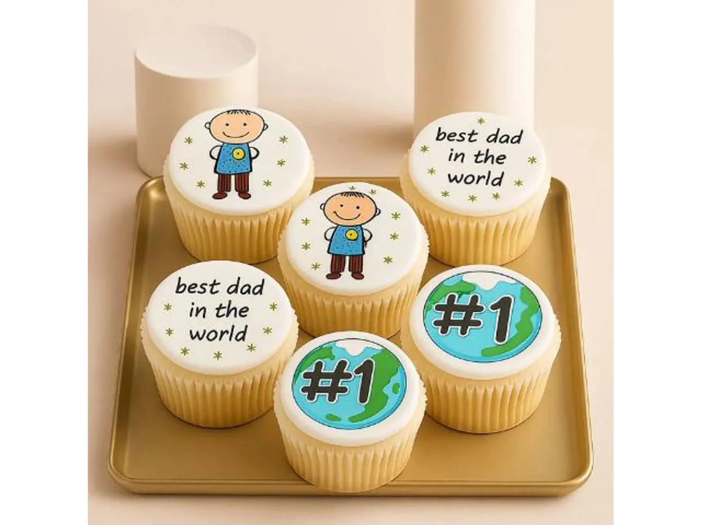 Best Dad In The World Cupcakes