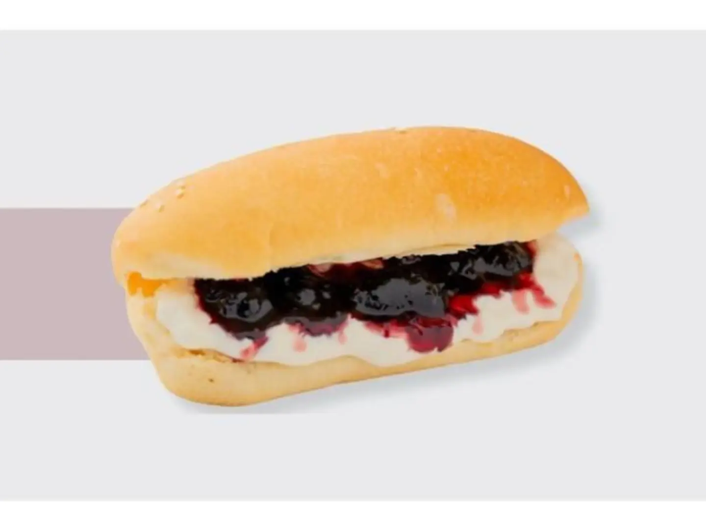 Cream Cheese With Jam Sandwich