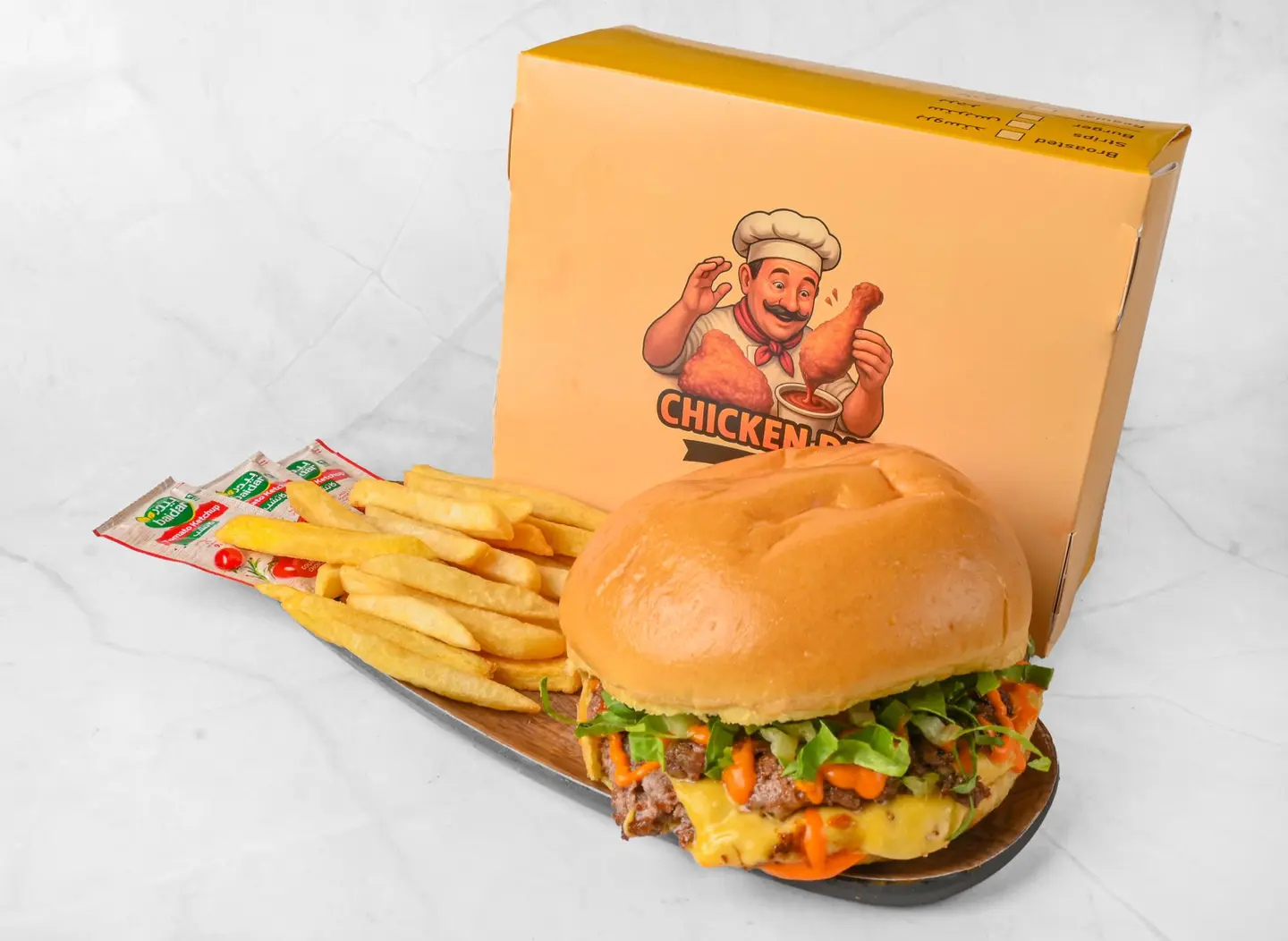 Double Smash Cheese Burger Meat