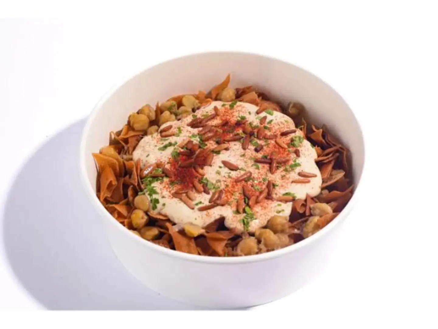 فتة شامية بالمكسرات