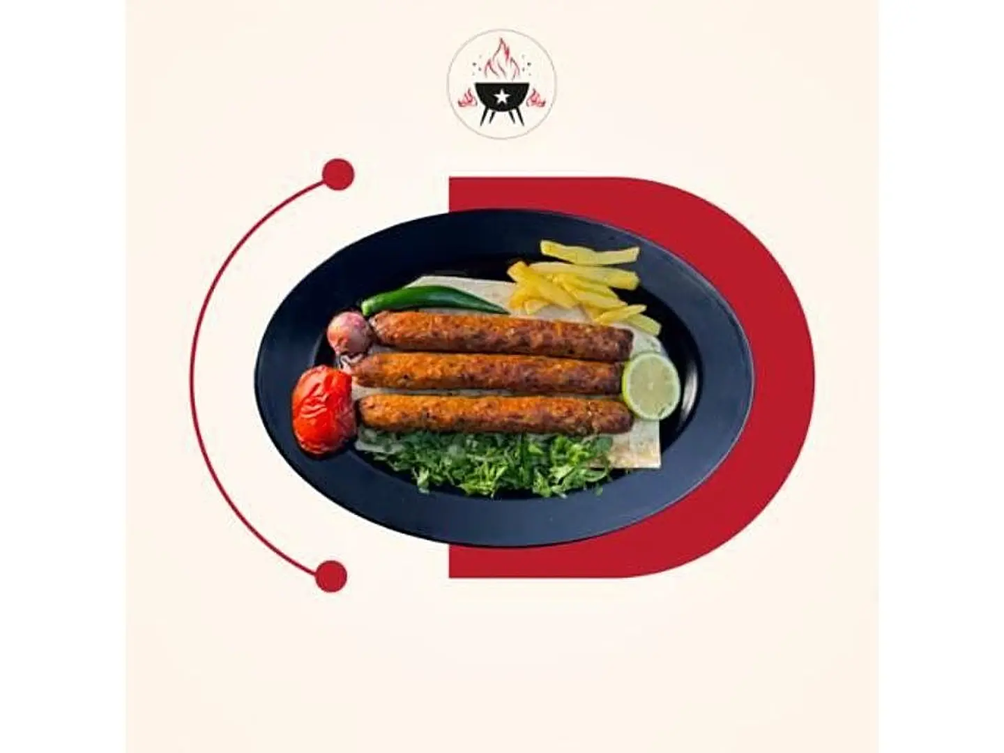 1 Kg Of Chicken Kebab