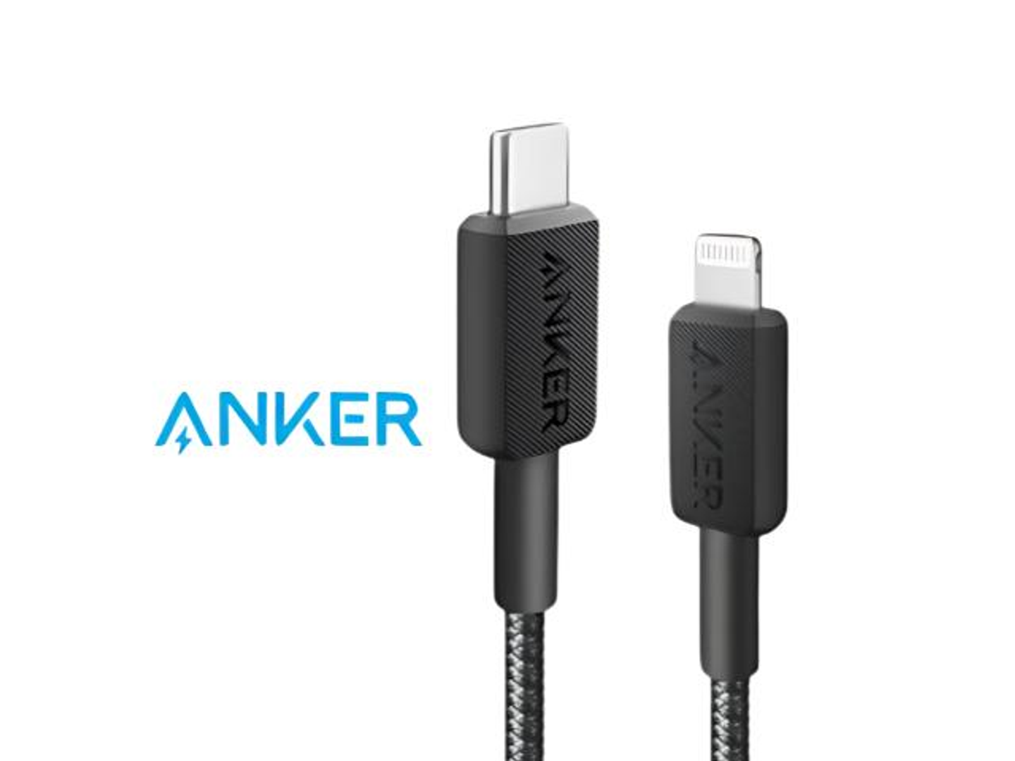 سلك شاحن قماش أنكر تايب سي ايفون 0.9سم