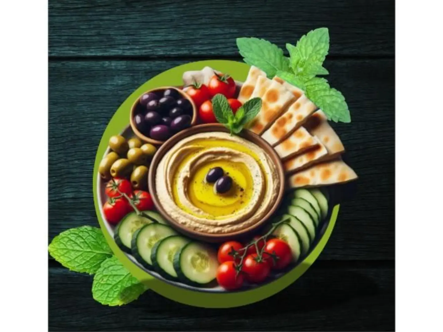 Egyptian Falafel Plate