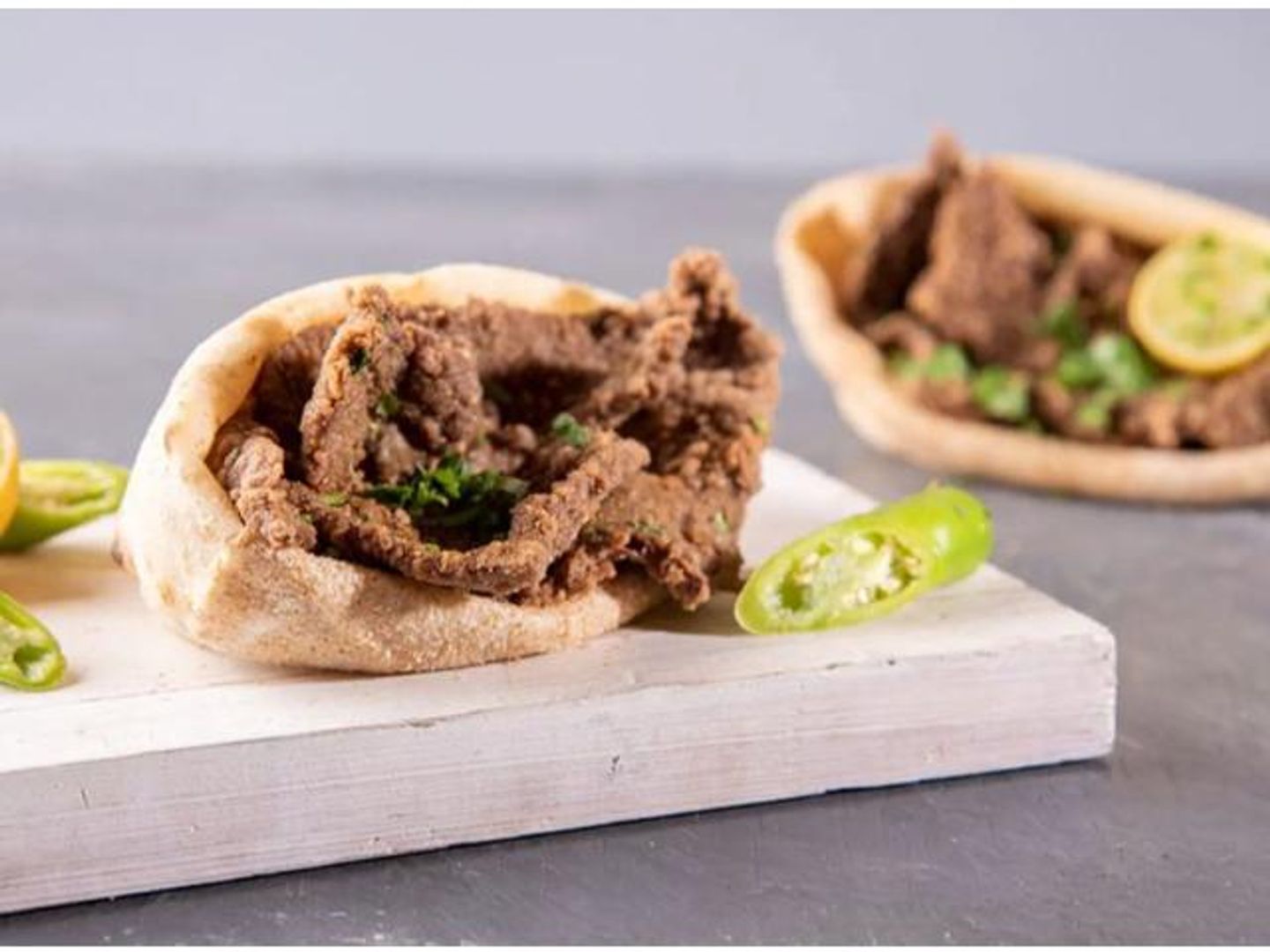 Alexandrian Liver Sandwich With Baladi Bread