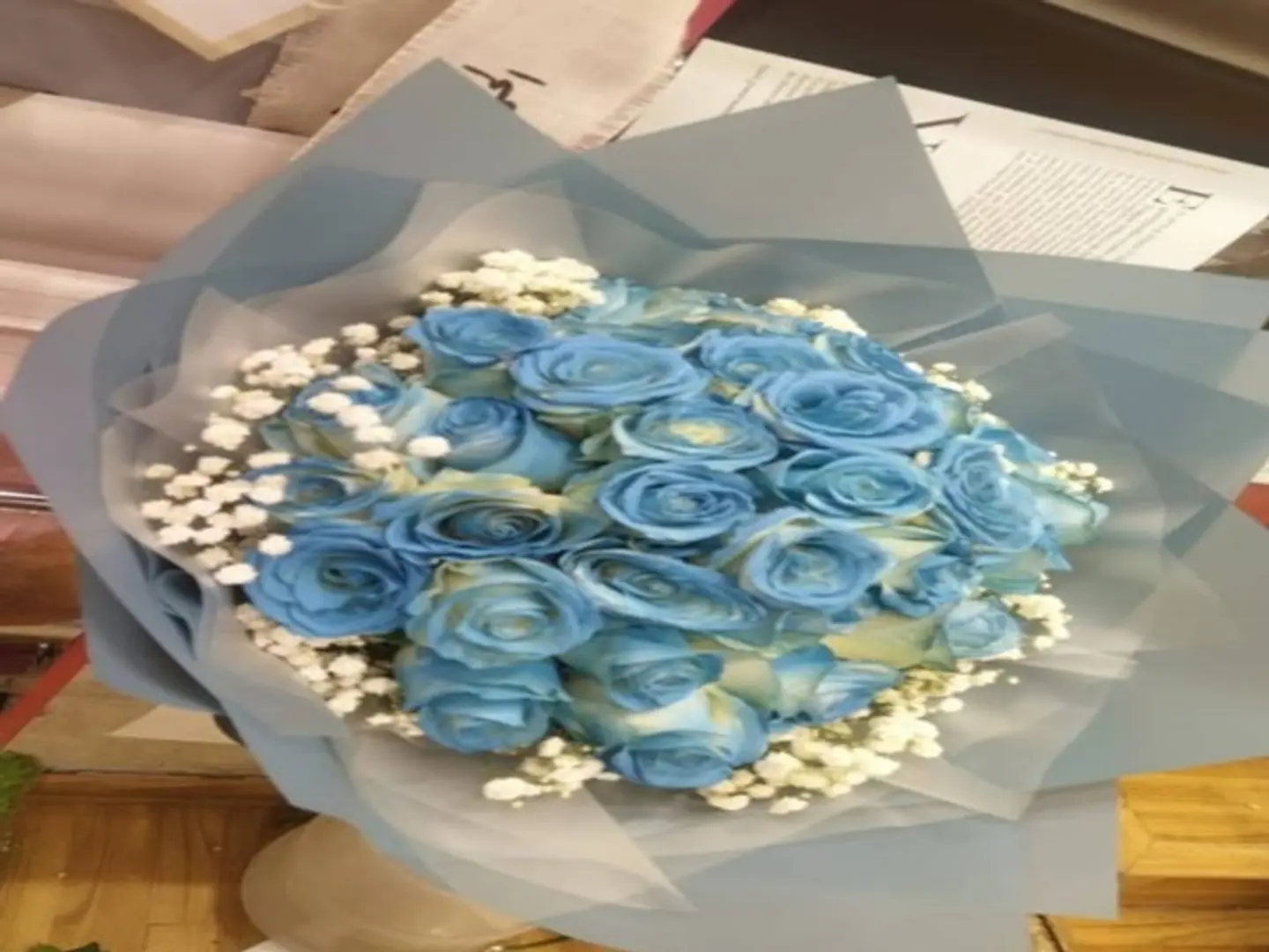 Tiffany Blue Rose Bouquet